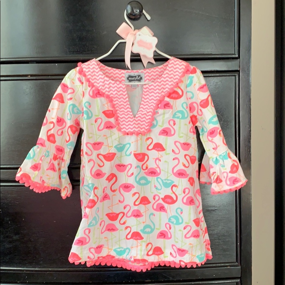 Mud Pie Flamingo Tunic 24mo/2T
